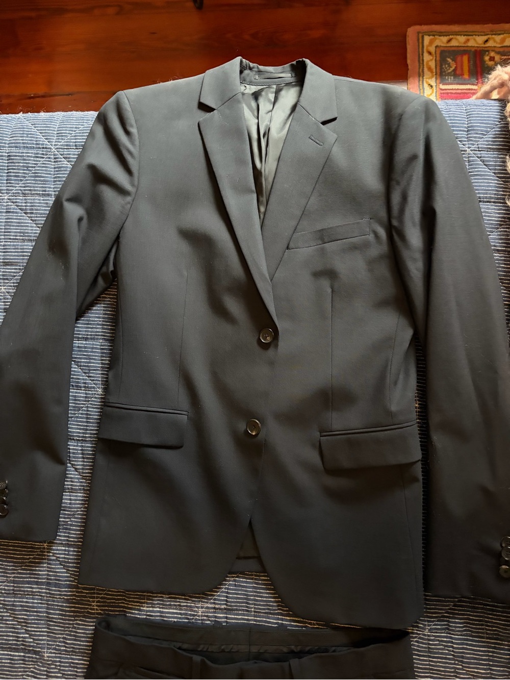 Theory Men's Navy Suit Jacket and Pants